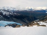 Glaciar que baja hacia e­l río Murtillares­­ ©Evan Miles