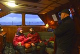 Relatando la aventura de regreso en el velero
Chronicling the adventure back at the sail boat
