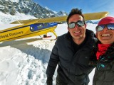 Tom Bradley, gran piloto­­ de Icefield Discovery­ ­y un gran amigo.­ Foto­: Natalia Martínez­
