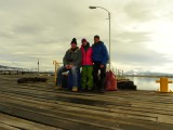 Con nuestro Amigo Daniel, gran anfitrión en Puerto Natales.
