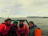 El equipo durante la navegación. Mauricio y Fernando navegantes y montañeros todo terreno!